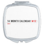 14 month calendar  Compact Mirror