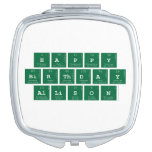 Happy
 Birthday
 Allison  Compact Mirror