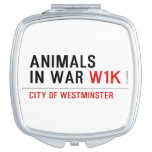 animals in war  Compact Mirror