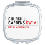 churchill gardens  Compact Mirror