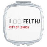 I ❤️ FELTHAM  Compact Mirror