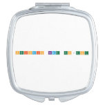 Periodic Name Project  Compact Mirror