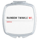rainbow twinkle  Compact Mirror