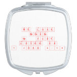 We Love
 Because
 He  First
 Loved Us
 1 John 4:19  Compact Mirror