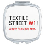 Textile Street  Compact Mirror