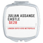 JULIAN ASSANGE CASTLE    Compact Mirror