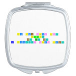 Do you trust me?
 Really?
 No. Si. No.
 I don’t trust you.   Compact Mirror