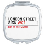 LONDON STREET SIGN  Compact Mirror