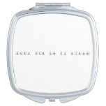 keep calm and do science  Compact Mirror