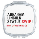 abraham lincoln statue  Compact Mirror