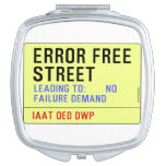 Error Free Street  Compact Mirror
