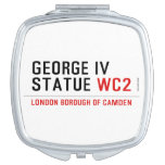 george iv statue  Compact Mirror
