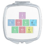 I 
 Love
 You  Compact Mirror