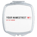 your namestreet  Compact Mirror