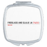 Froslass and glalie ln  Compact Mirror
