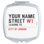 Your Name Street  Compact Mirror
