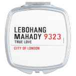 LEBOHANG MAHADY  Compact Mirror