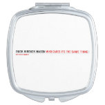 Duck Birduck Mason  Compact Mirror