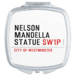 nelson mandella statue  Compact Mirror