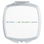 feliz navidad, te deseo mucho exito y felicidad  Compact Mirror