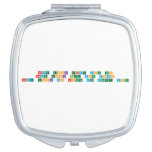 Never gonna give you up
 Never gonna let you down
 Never gonna run around and desert you  Compact Mirror