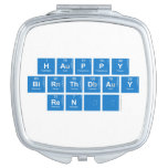 Happy
 Birthday
 René  Compact Mirror