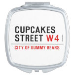 cupcakes Street  Compact Mirror