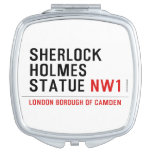 sherlock holmes statue  Compact Mirror