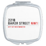221B BAKER STREET  Compact Mirror