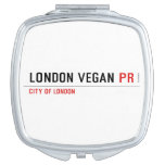 London vegan  Compact Mirror
