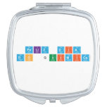 Feliz dia 
 do Quimico  Compact Mirror