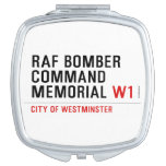 raf bomber command memorial  Compact Mirror