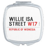 willie isa Street  Compact Mirror