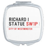richard i statue  Compact Mirror