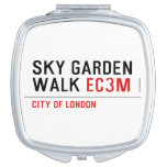 sky garden walk  Compact Mirror