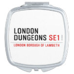 london dungeons  Compact Mirror