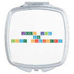 keep calm 
 and 
 love chemistry  Compact Mirror