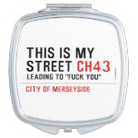 This is my  street  Compact Mirror