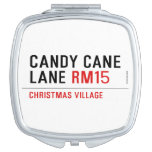 Candy Cane Lane  Compact Mirror