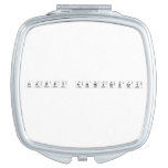 Happy Anniversary  Compact Mirror