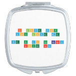 I love you
 You love me
 
 WE NO DO NO BARNY
 AROUND HERE  Compact Mirror