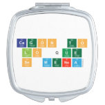 Cagon to
 lo que
 se menea  Compact Mirror