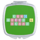 dont 
 worry be 
 happy  Compact Mirror