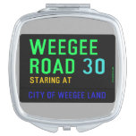 Weegee Road  Compact Mirror