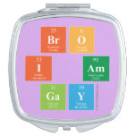 Bro
 I am
 Gay  Compact Mirror