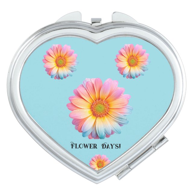 Compact Mirror Case (Flower Day's) (Front)