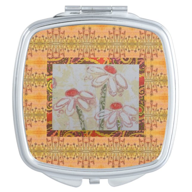 Compact Mirror - Coneflowers (Front)
