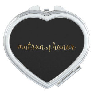 Compact Mirror - golden matron of honor