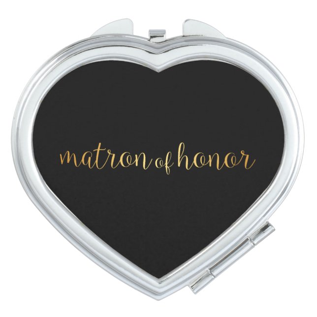 Compact Mirror - golden matron of honor (Front)