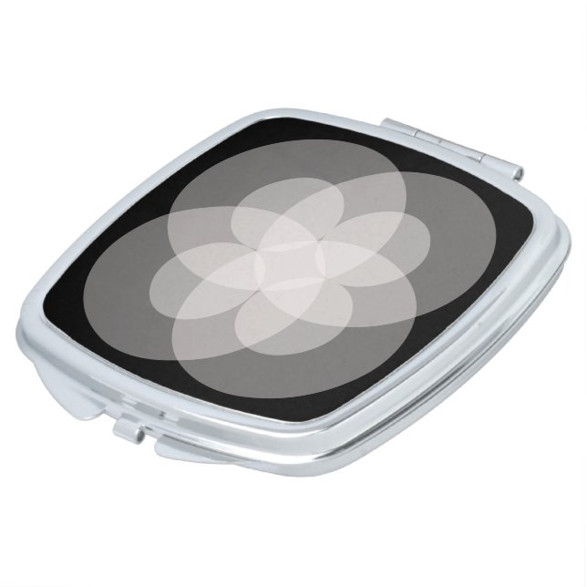 Compact Mirror - Intersecting Circles (Turned)